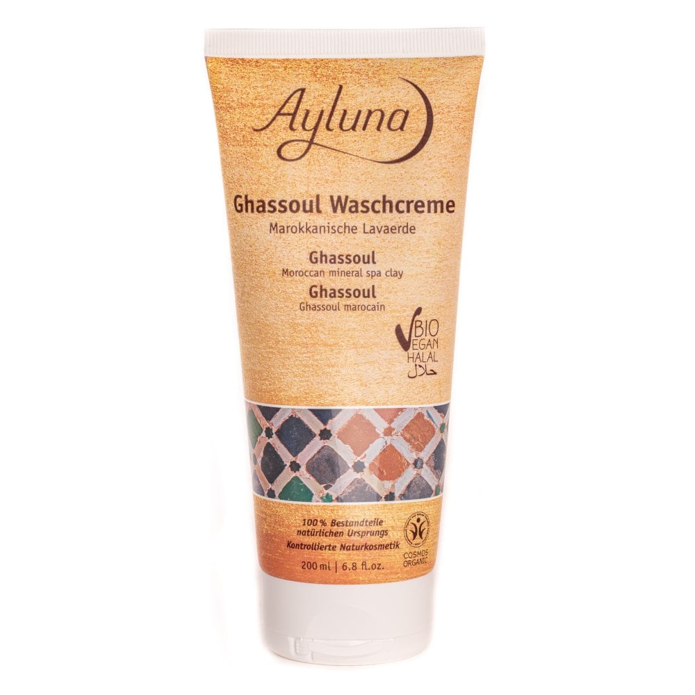 Ayluna Organic Ghassoul Cleansing Cream - 200ml